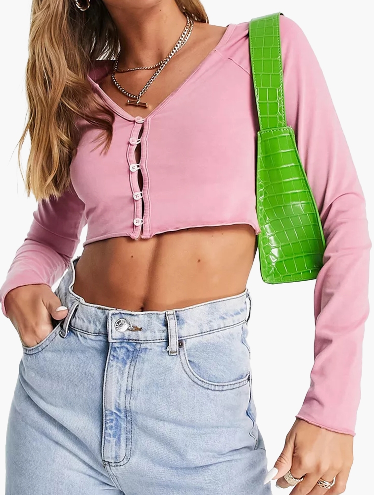 Cropped sales cardigan topshop